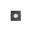 Black Single Spotlight - LM-B04-1MR16-1-BK - 44W Recessed Lighting