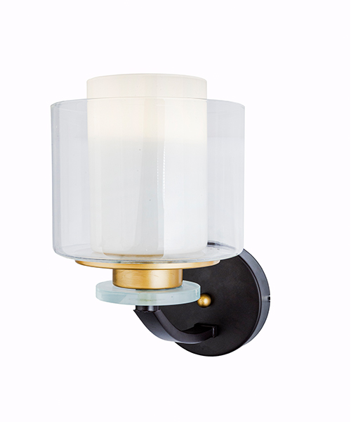 LM-60080-1 Black + Gold Wall Lamp