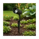 LM-2530-RD مصباح حربة خارجي من الألومنيوم الأسود بقوة 7 أو 12 واط