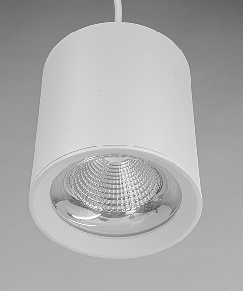 White Cylinder Spot Light - 30W LED - Modern Design for Interiors