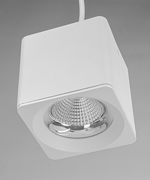 White Cylinder Spot Light - 30W LED - Modern Design for Interiors