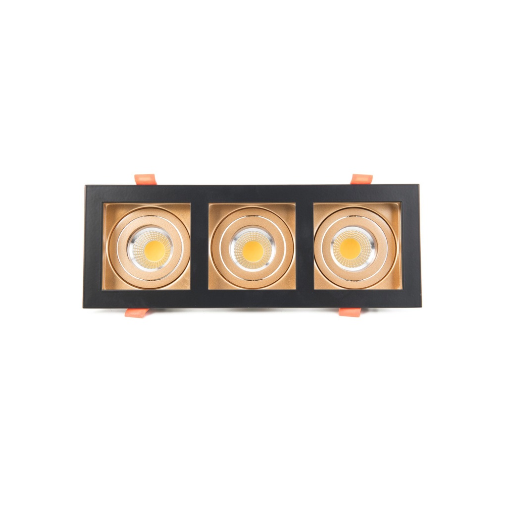 سبوت لايت ثلاثي ذهبي - LM-B06-3MR16-3-GD - إضاءة مدمجة