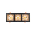 Gold Triple Spotlight - LM-B06-3MR16-3-GD - Recessed Lighting