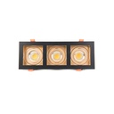 Gold Triple Spotlight - LM-B06-3MR16-3-GD - 44W Recessed Lighting