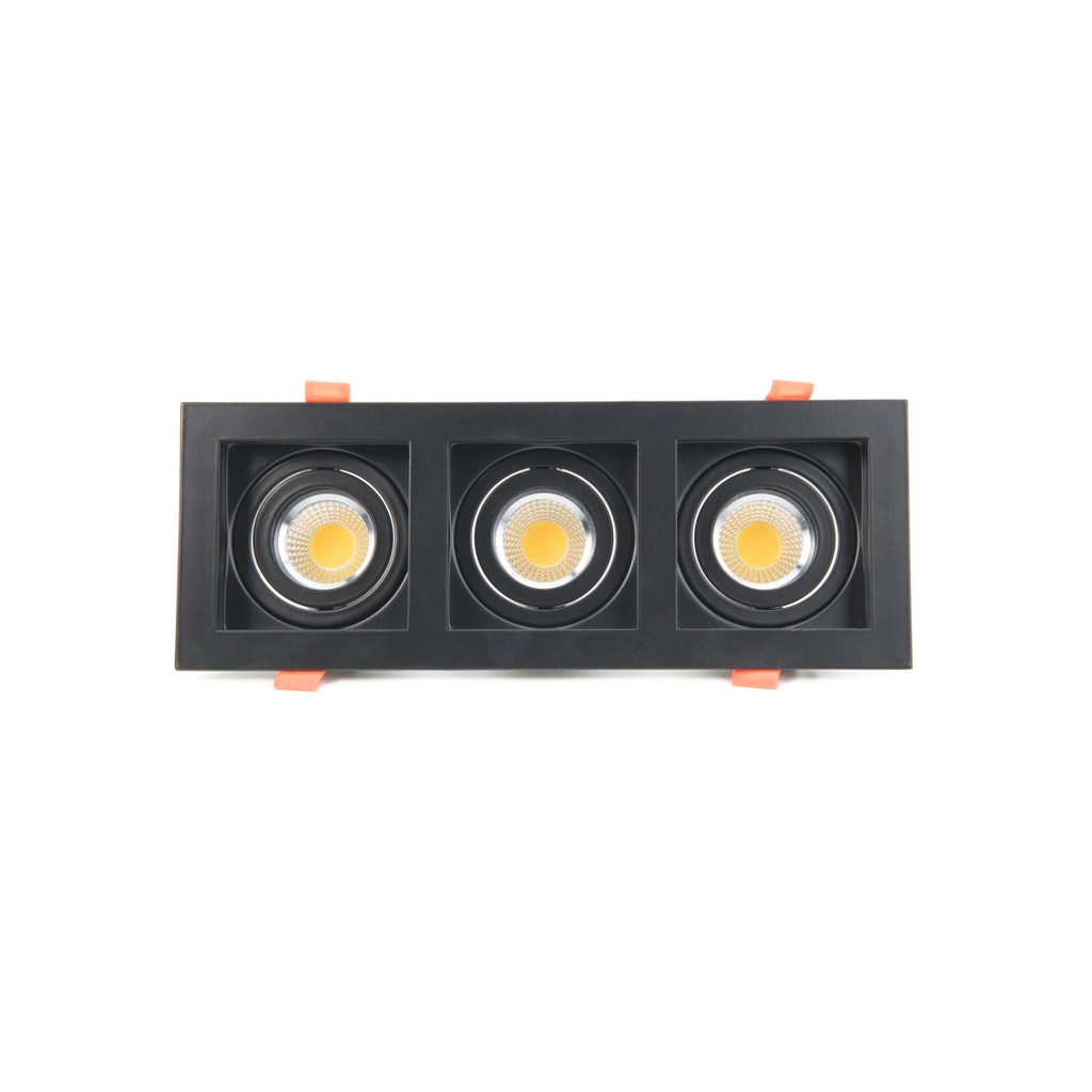 سبوت لايت ثلاثي أسود - LM-H701-3-BK - إضاءة مهام