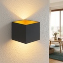 ابليك أسود/ذهبي 6W مع COB LED - أنيق وموفر للطاقة