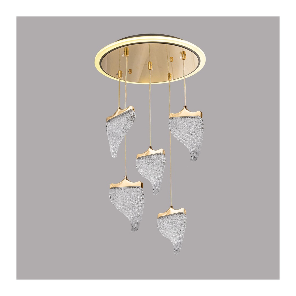Luxury Angel Wing LED Pendant Light – Modern Crystal Hanging Fixture
