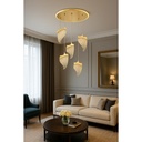Luxury Angel Wing LED Pendant Light – Modern Crystal Hanging Fixture
