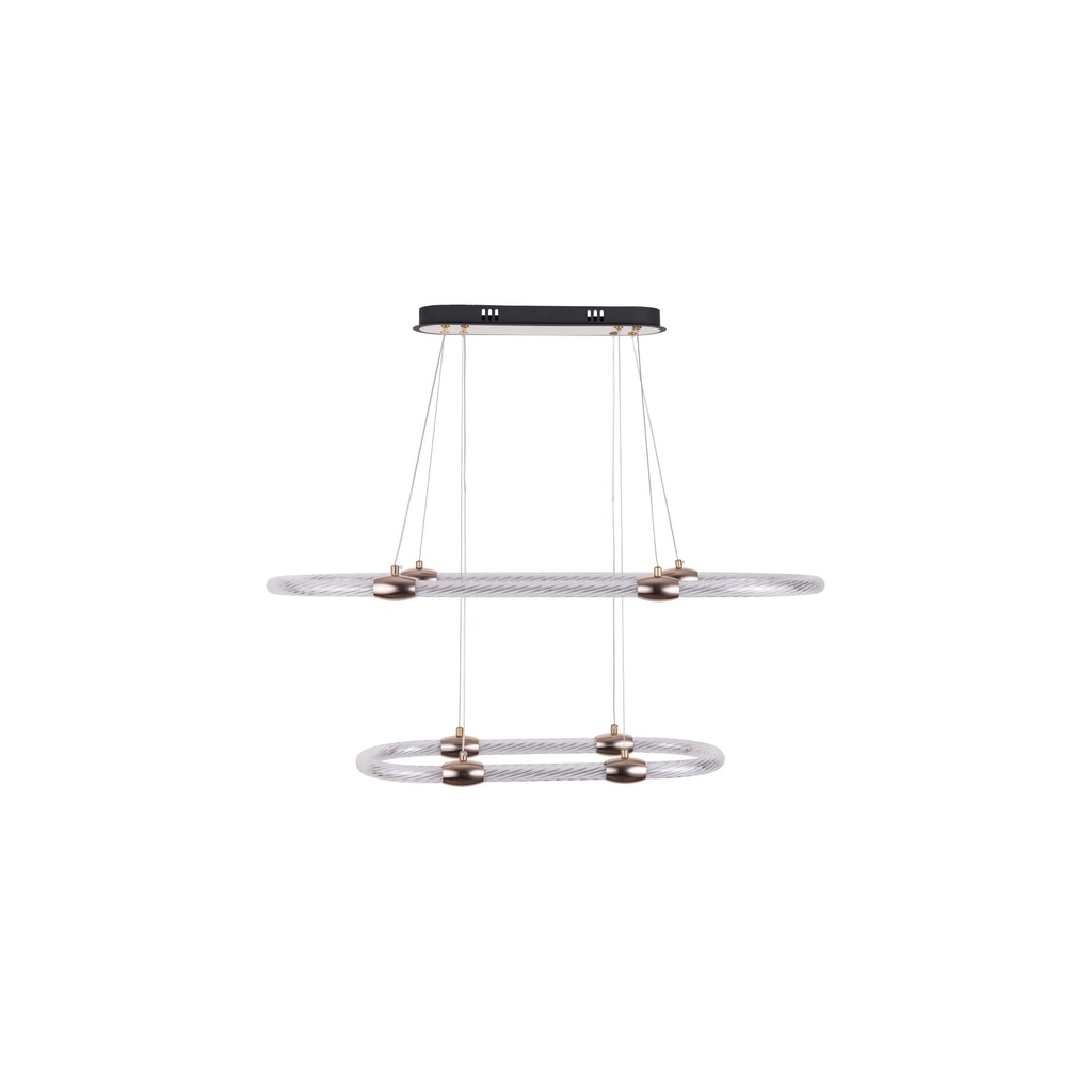 Luxury Double-Ring Crystal LED Chandelier – Modern Statement Lighting