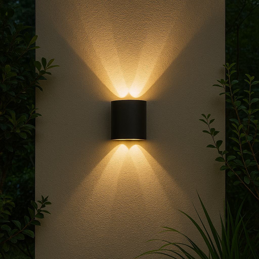 ابليك خارجي ثنائي الاتجاه - 4x1W LED - اضاءة وورم 3000K