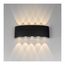 Five-Direction Outdoor Wall Lamp - 10x1W LED - 3000K Warm