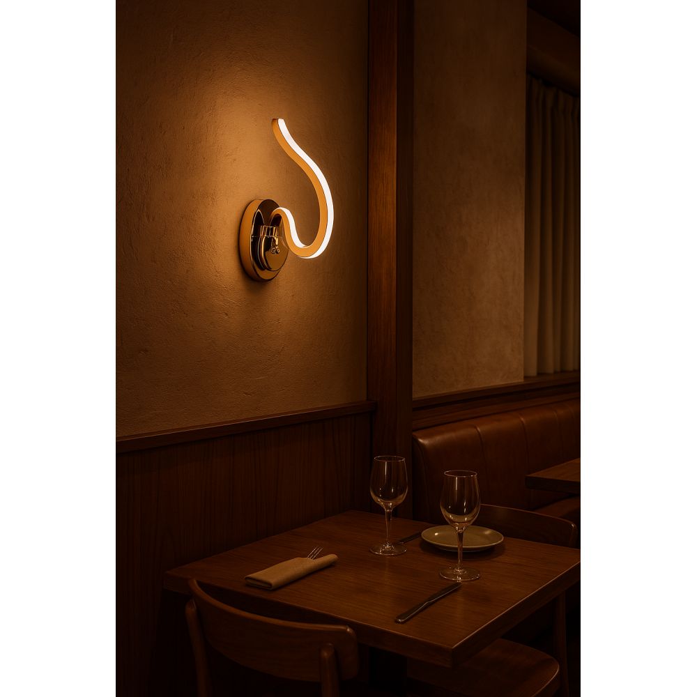 Decorative Gold LED Wall Light 10W