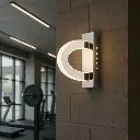 Chrome LED Wall Light, LM-80625/1-CH – 18W, 3000K