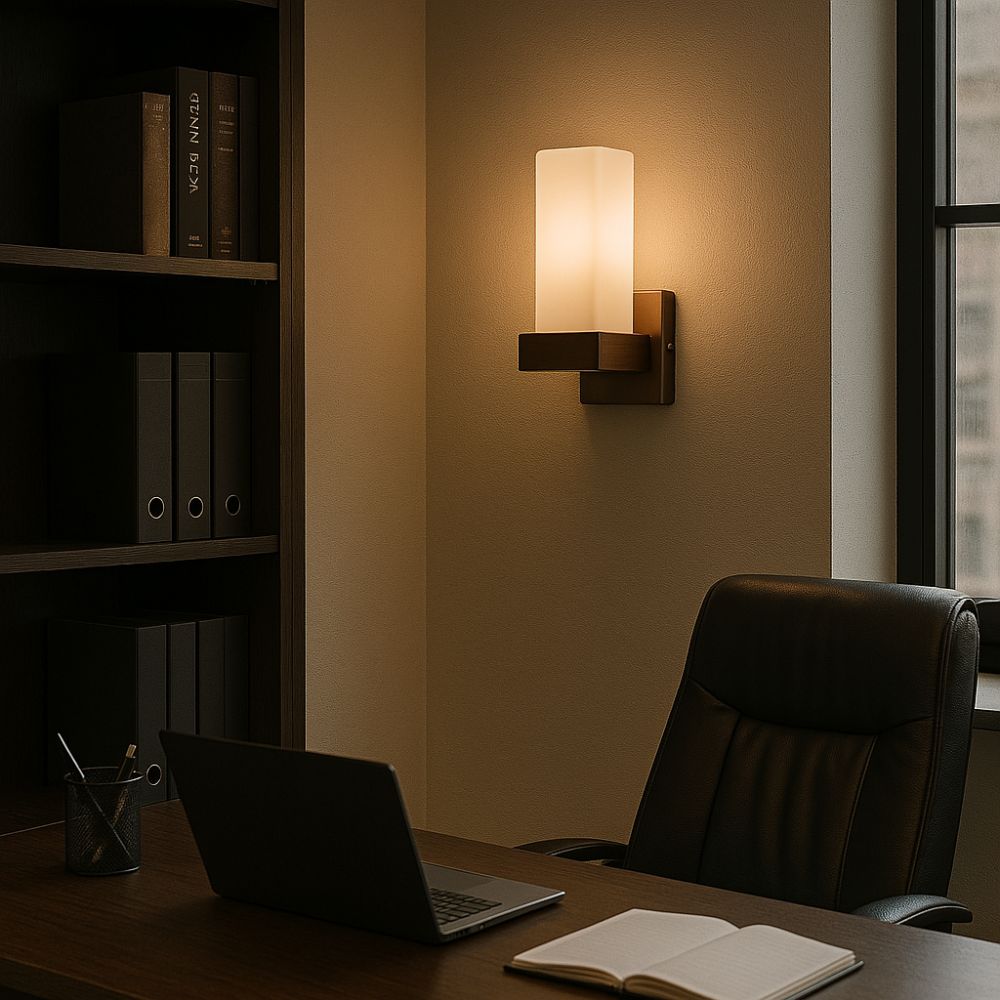 Modern Matte Black & White Wall Light JY-916-1 – Sleek Accent Lighting for Home & Office​