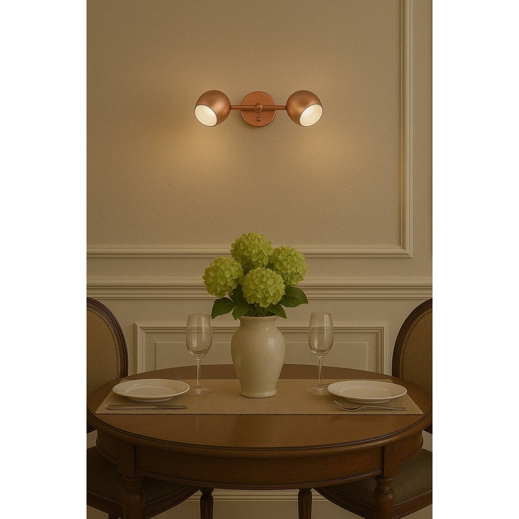 Wall Light, LM - MB160024-2, Rose Gold