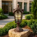 Brass Outdoor Surface-Mount Lantern