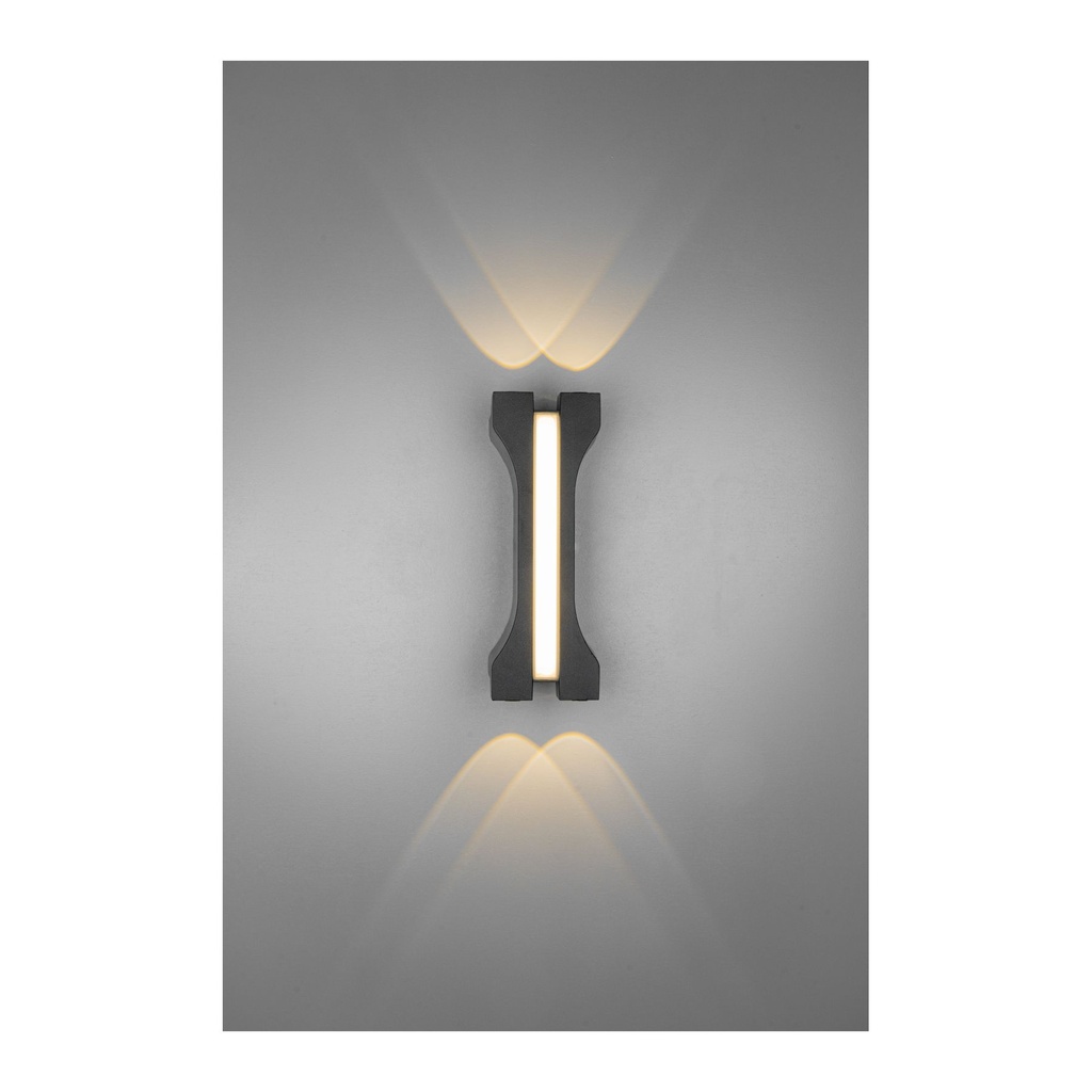 Outdoor Wall Lamp LM-119/S - Modern Design - 4x1W + SMD 3W LED