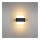 LM-207-38-P Outdoor Acrylic Square Wall Lamp