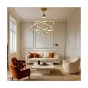 Rose Gold LED Pendant Light Fixture LM-0122