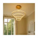 Elegant Gold LED Ceiling Light Fixture