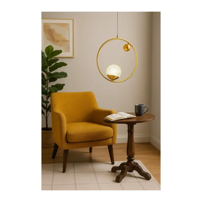 Gold LED Pendant Light