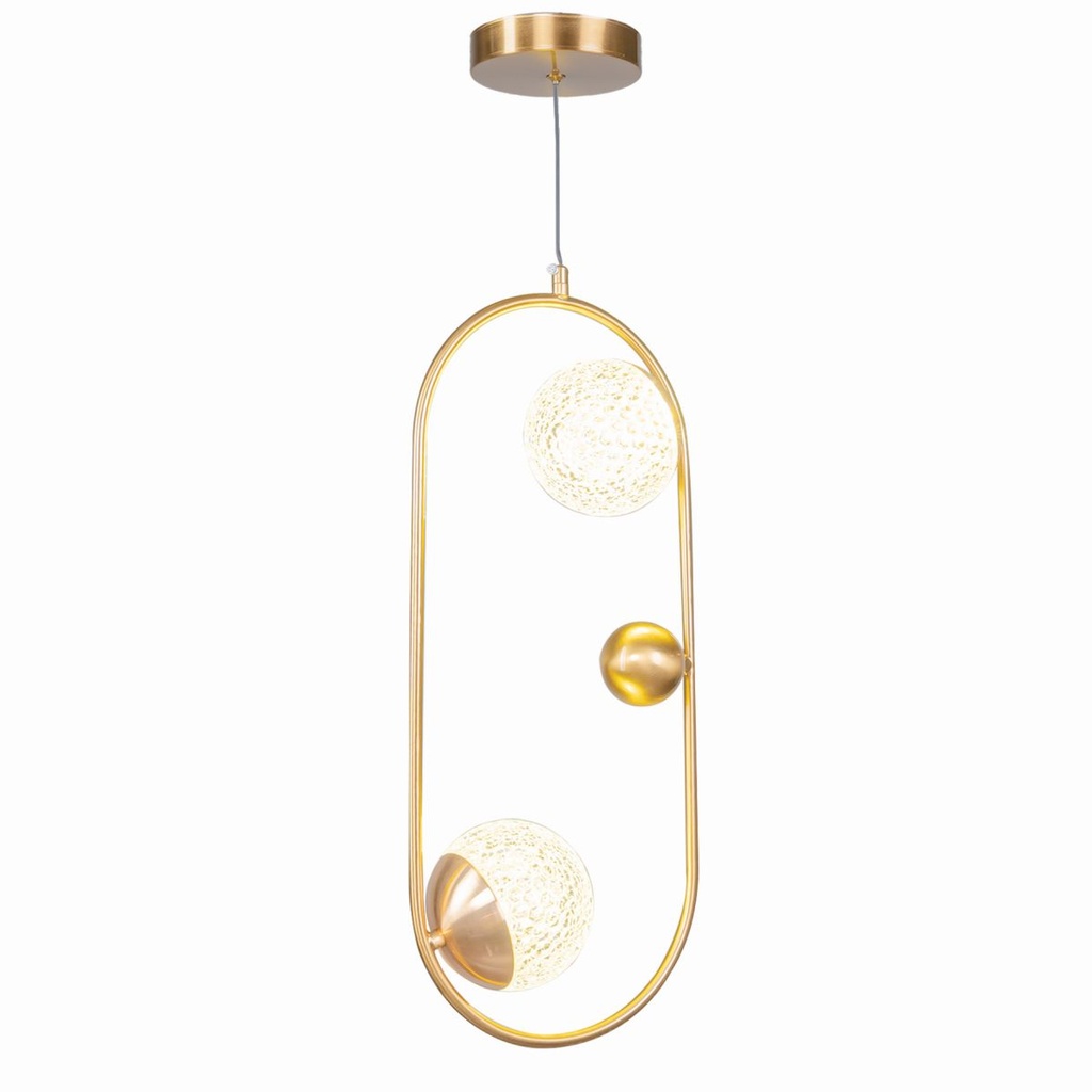 Gold LED Pendant Light 10W