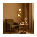 Gold LED Pendant Light 10W