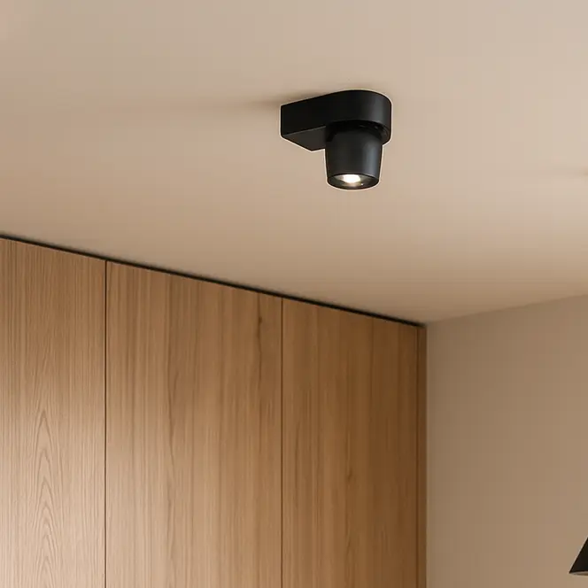 12W Surface Mounted LED Spotlight with Tri-Color Temperature