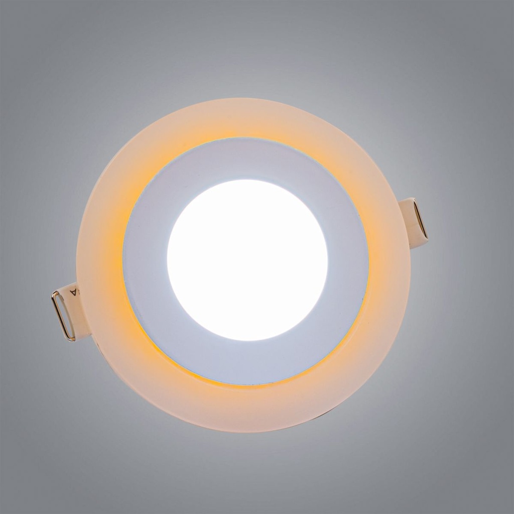 6W LED Recessed Spot Panel Light - Round Acrylic MS3001