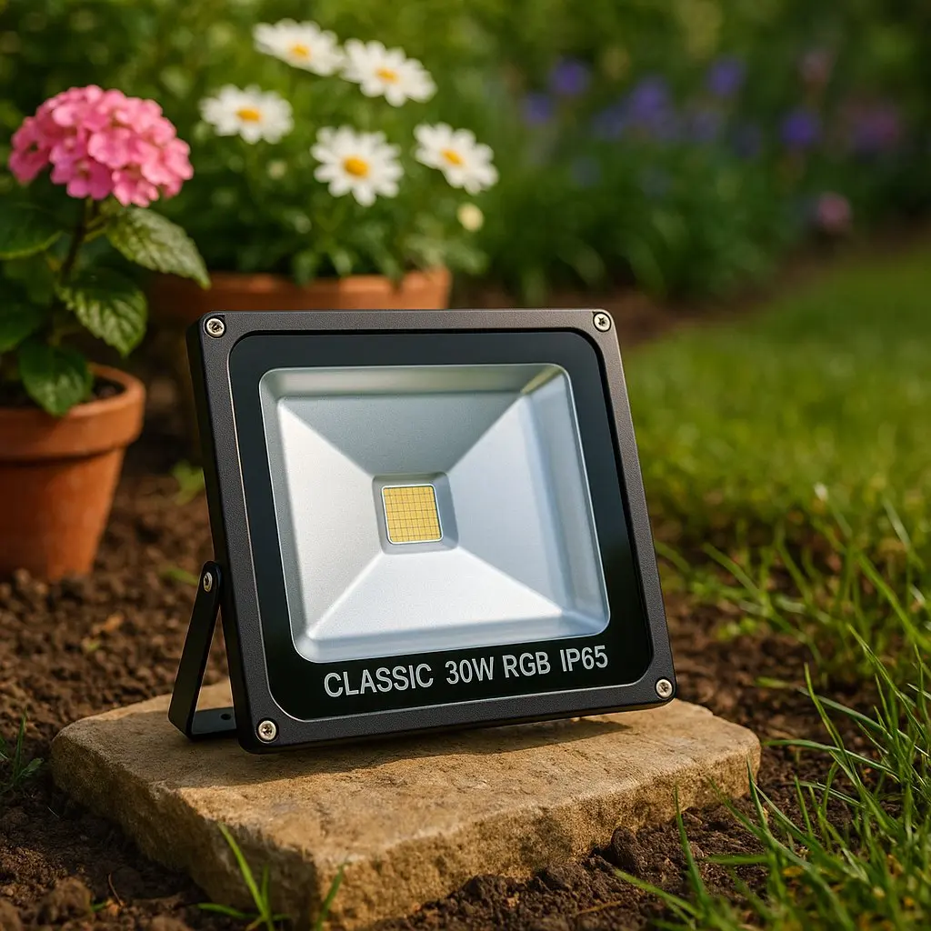 30W RGB LED Outdoor Facade Light - Black