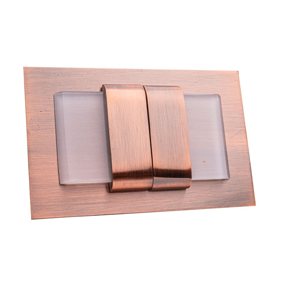 2-Watt Red Square LED Step Light