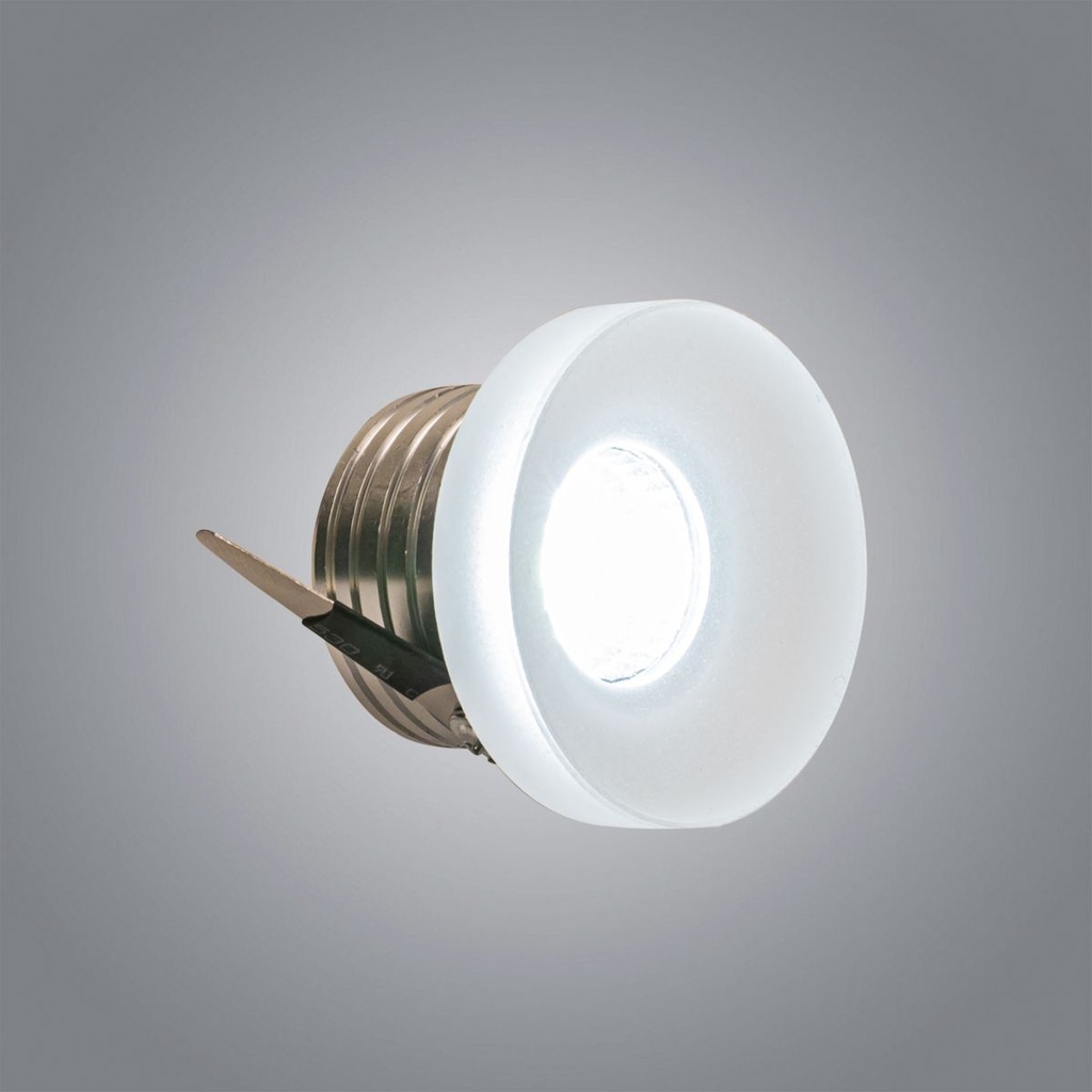 3W Recessed Mini LED Spotlight - White