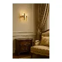 Crystal LED Wall Sconce 9W Warm Light