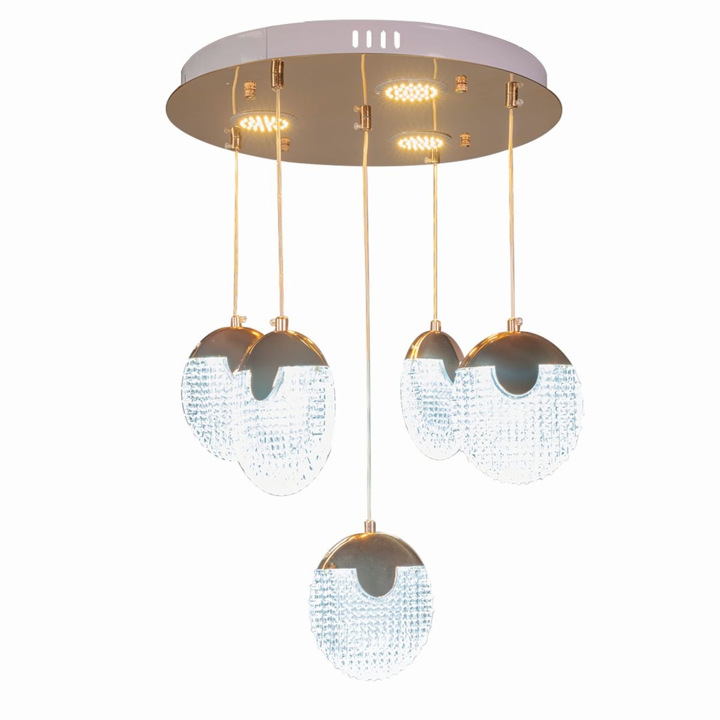 LED Pendant Light Fixture - 90W 3000K Warm Light