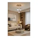 LED Pendant Light Fixture - 90W 3000K Warm Light