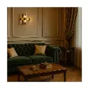 Elegant Gold Wall-Mounted Double Lamp (LM-A050-GD)