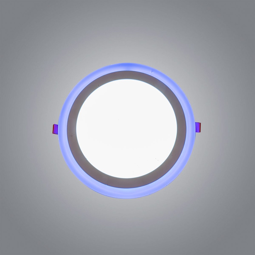 18W LED Recessed Acrylic Panel Light with Dual Color Ring
