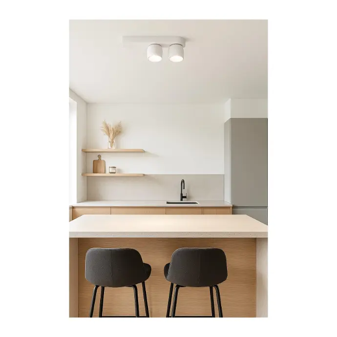 Surface Mount Double Spotlight - Adjustable Head