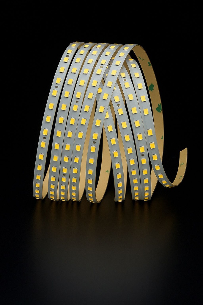 LED Strip Roll 12V IP20 2835 240LED/m 10mm – 5M – 110W – 22-24LM – Warm / Daylight Options – 3 Years Guarantee – For Indoor LED Profiles - Copper  