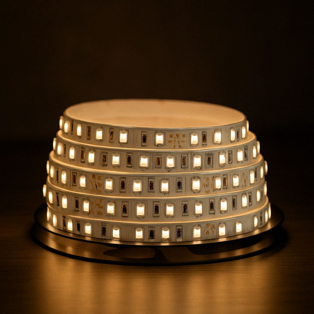 LED Strip Roll 12V IP20 2835 180LED/m 10mm – 10M – 68W – 21-23LM – 4000K Daylight – 3 Years Guarantee – For Indoor LED Profiles