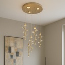 Crystal LED Chandelier with 65W Integrated LEDs