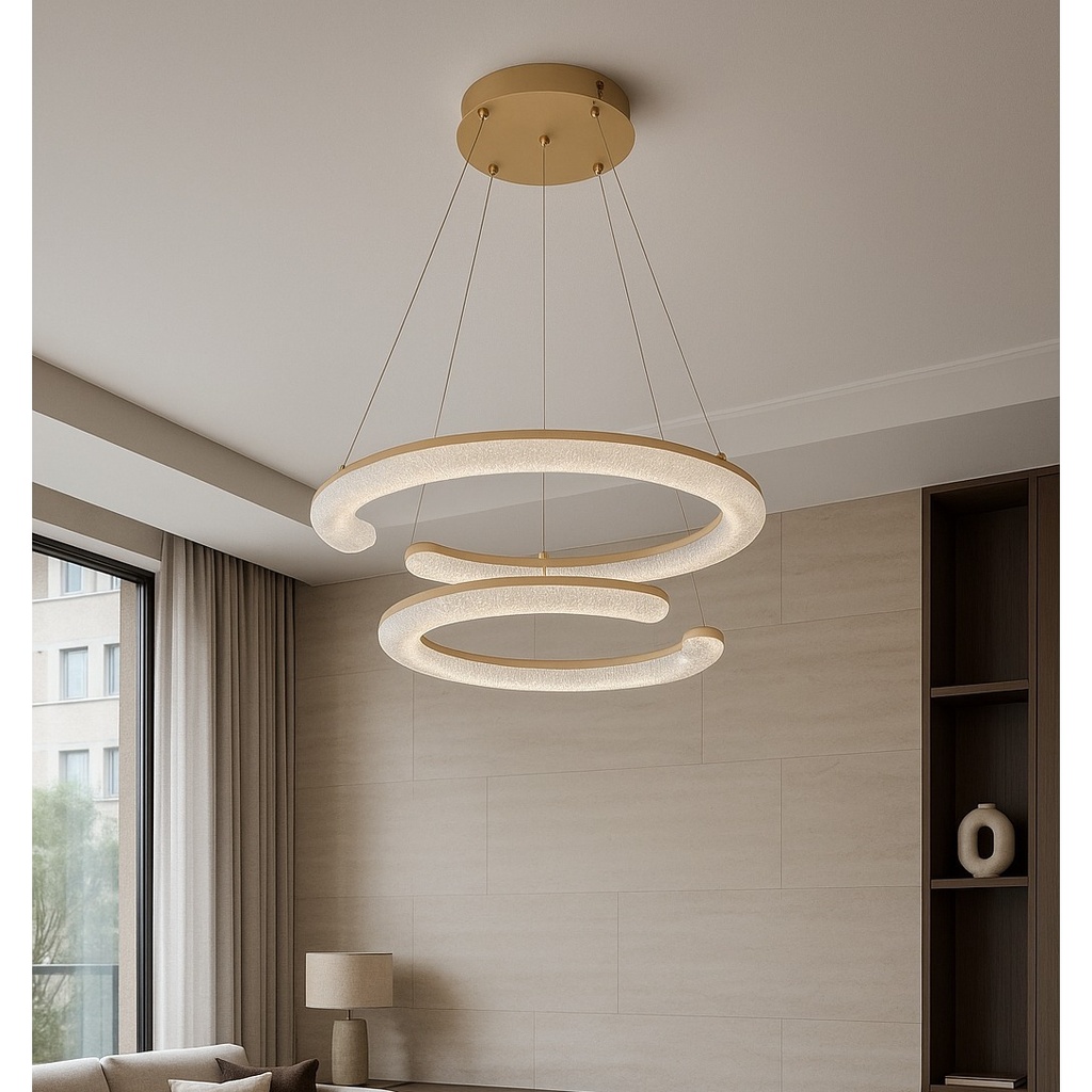 Crystal LED Chandelier with 67W Power