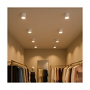 25W White Cylinder Ceiling Spotlight