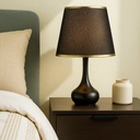 Black Fabric Shade Table Lamp