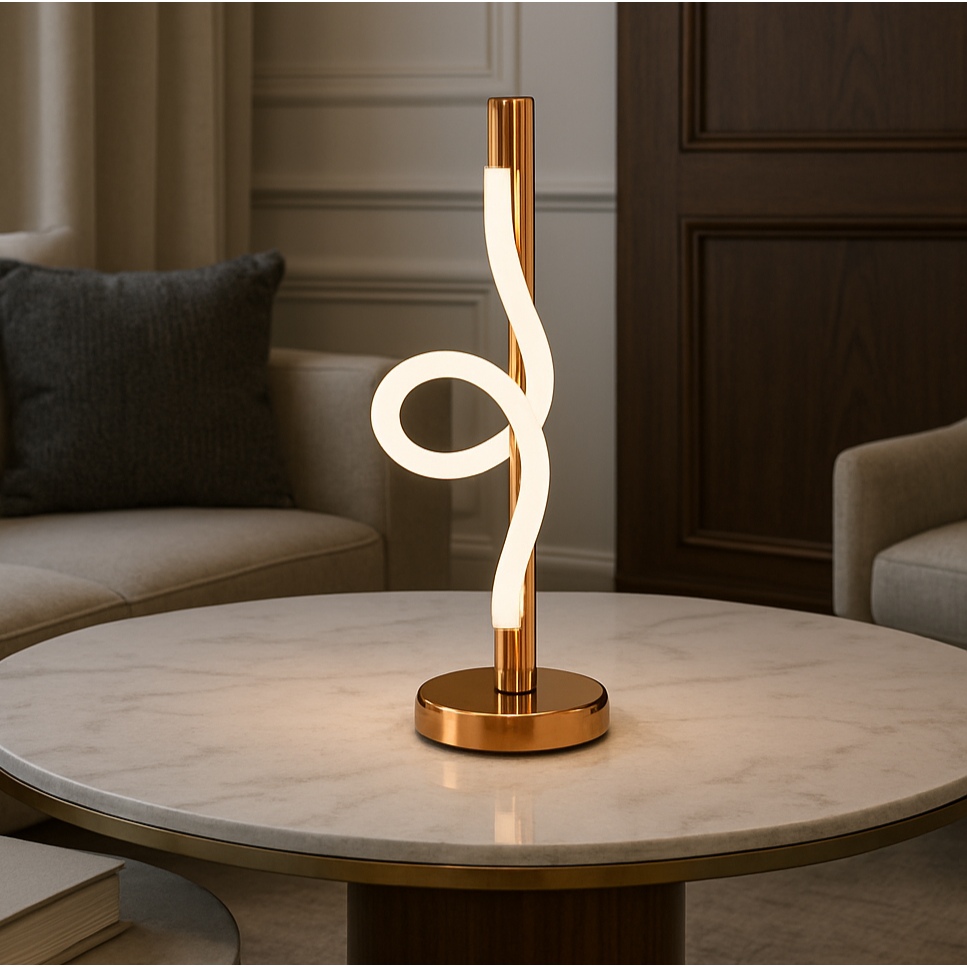 Gold LED Table Lamp