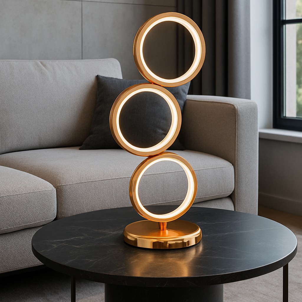 Gold LED Table Lamp