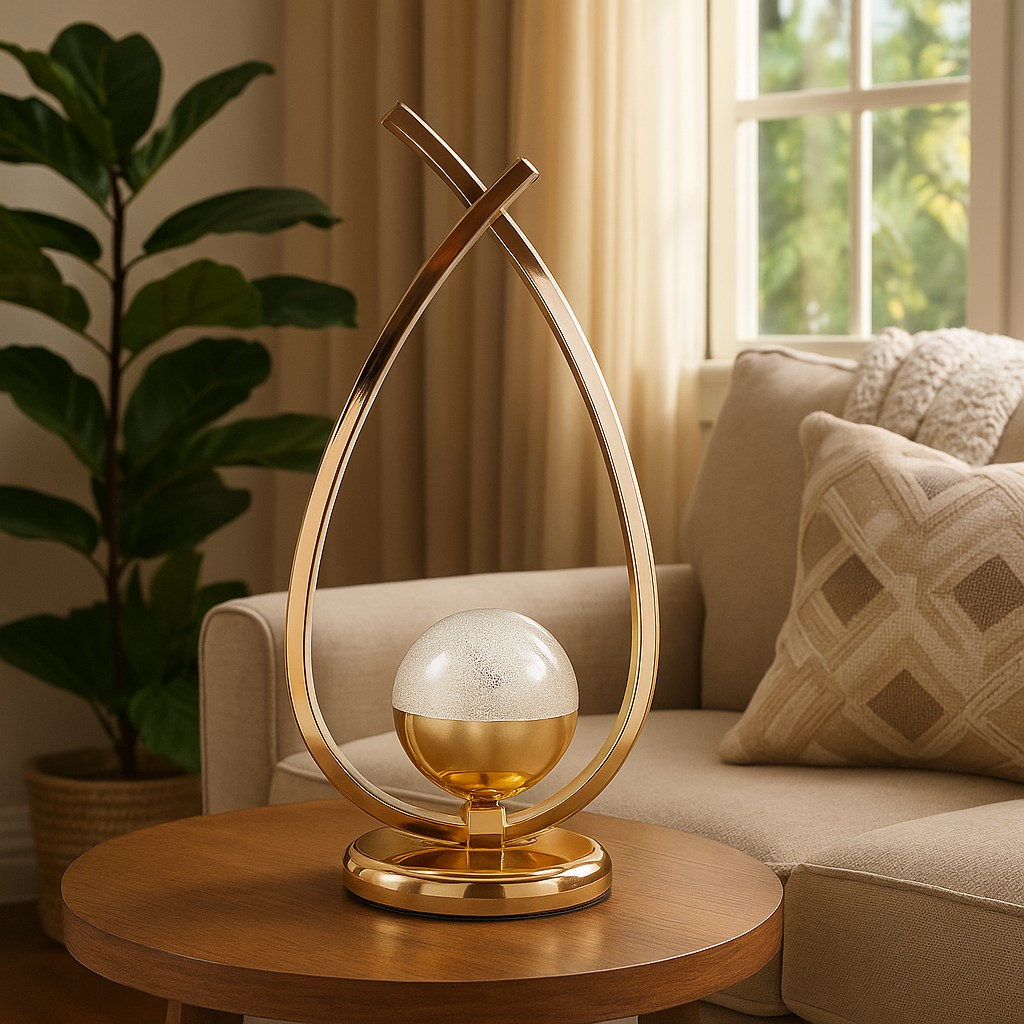 Gold LED Table Lamp