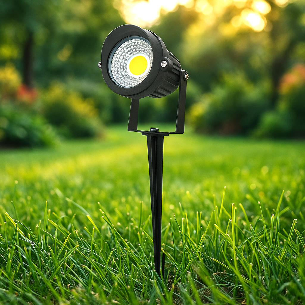 LM-2503-5W Black Aluminum-Outdoor Landscape-LED SPIKE WITH CAP - ( 43 )