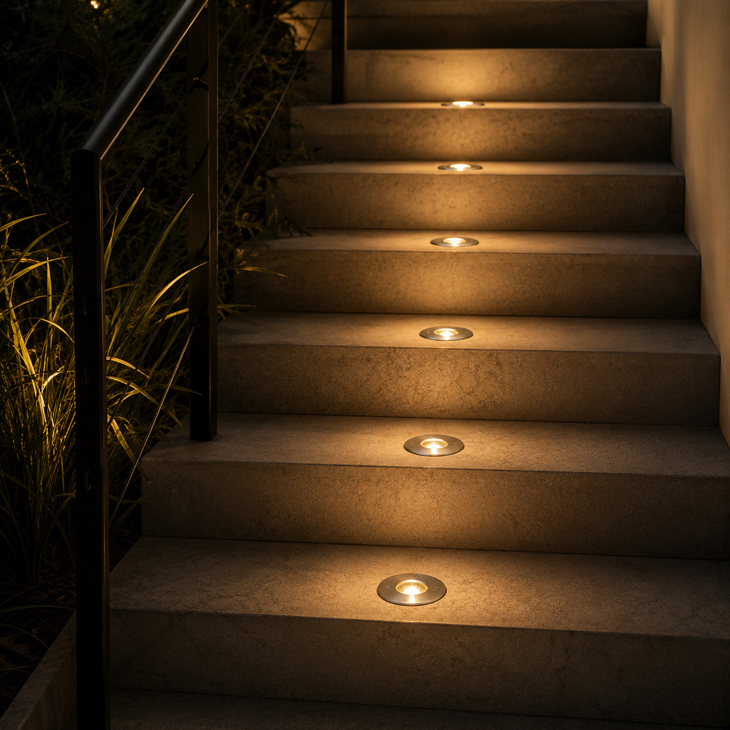 LM - 2803 - 6.5CM -  3WSTAINLESS+ Aluminum  - Chrome- UP LIGHT ( 43 )