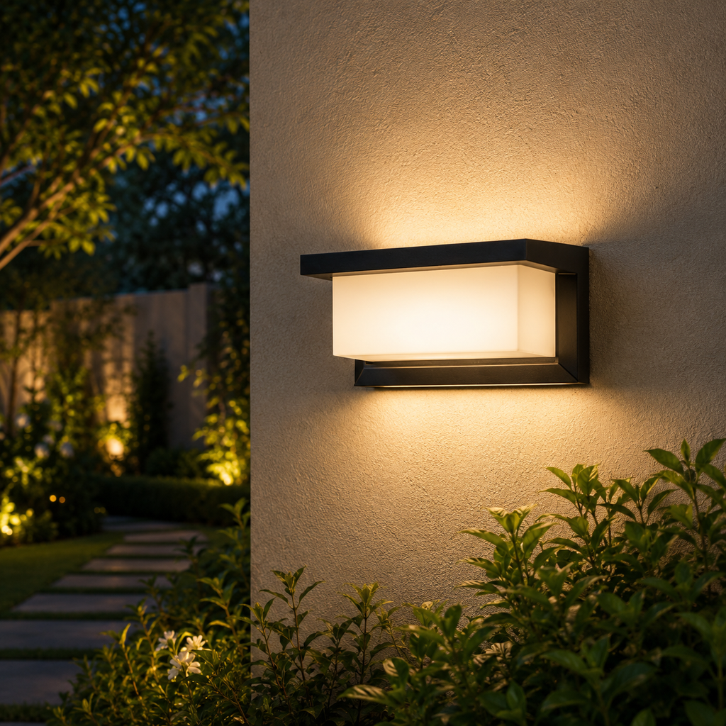 LM - 2346 - AlUMINUM-12W Black - OUTDOOR WALL LIGHT  ( 43 )